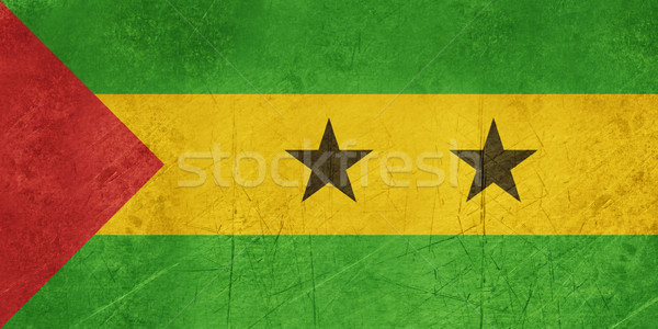 Grunge Sao Tome and Principe Flag Stock photo © speedfighter