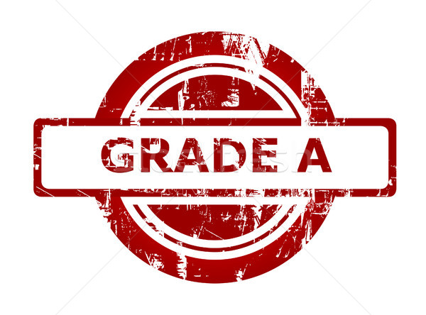 Grade A red stamp Stock photo © speedfighter