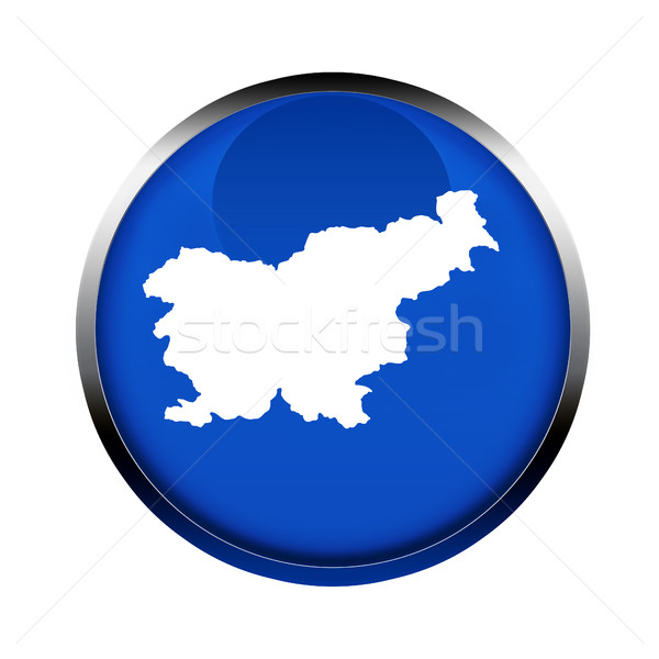Slovenia map button Stock photo © speedfighter