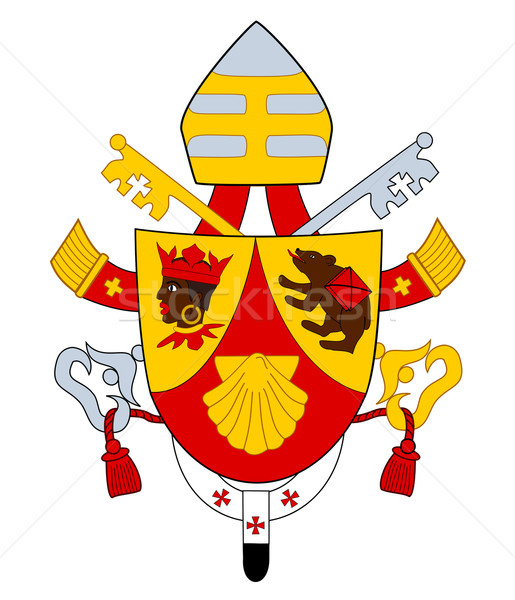 Stock photo: Coat of Arms of Benedict XVI