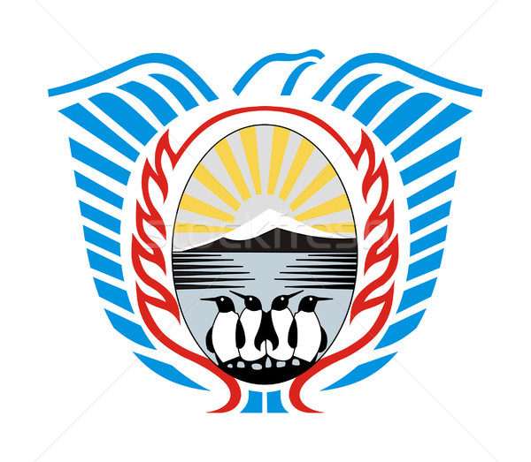 Tierra Del Fuego coat of arms Stock photo © speedfighter