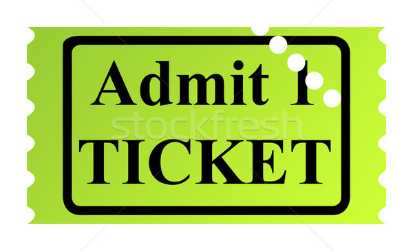 Admit one ticket Stock photo © speedfighter