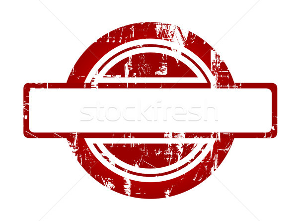 Used red stamp Stock photo © speedfighter