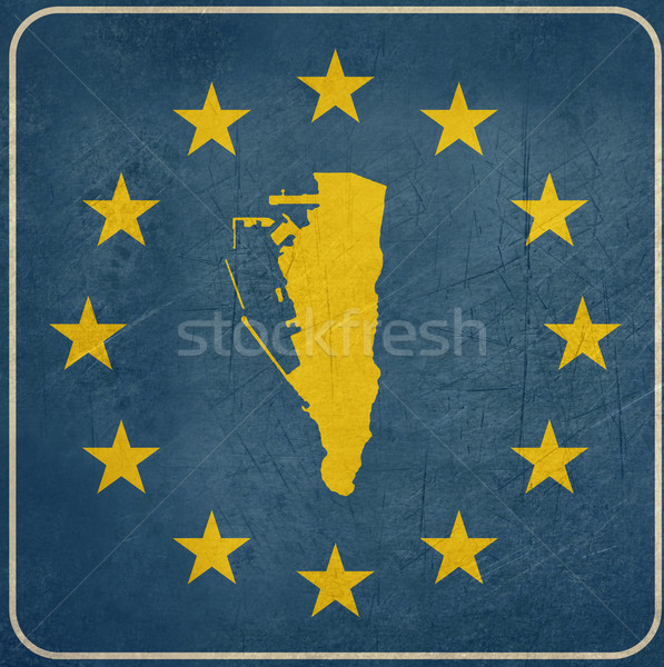 Grunge Gibraltar European button Stock photo © speedfighter