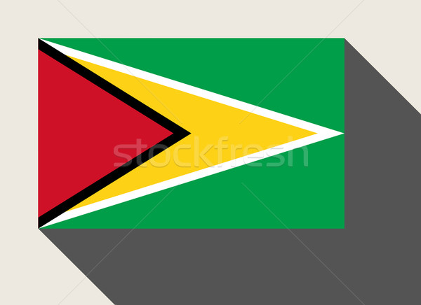 Guyana vlag web design stijl kaart knop Stockfoto © speedfighter