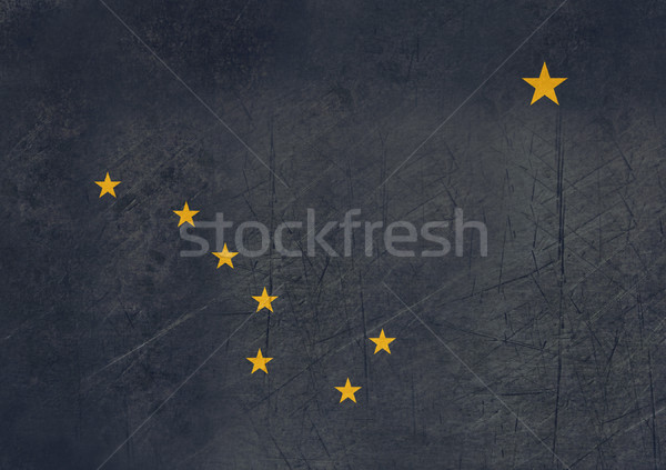 Grunge Alaska State Flag Stock photo © speedfighter