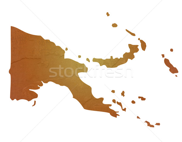 Textured map of Papa New Guinea Stock photo © speedfighter