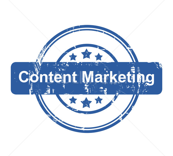 Content Marketing business concept stamp Stock photo © speedfighter