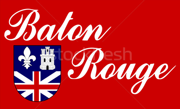 Baton Rouge flag Stock photo © speedfighter