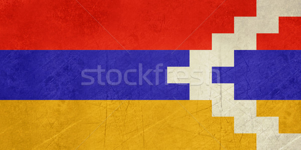 Grunge Flagge Land offiziellen Farben Landschaft Stock foto © speedfighter