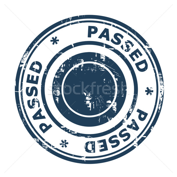 Passed concept stamp Stock photo © speedfighter