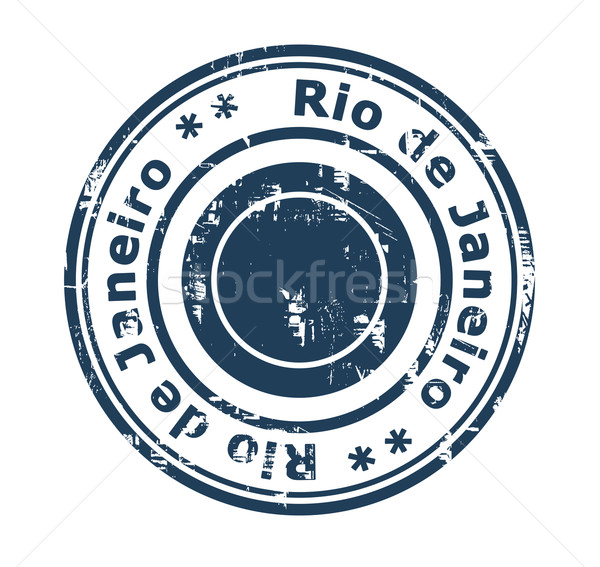 Rio de Janeiro Brazil stamp Stock photo © speedfighter