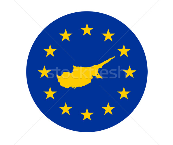 Cyprus European flag Stock photo © speedfighter