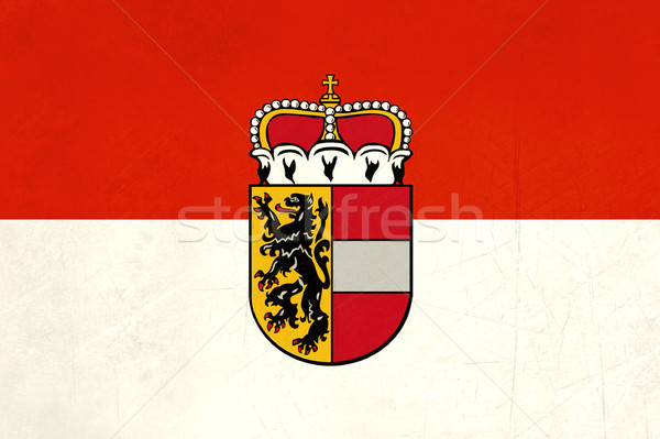 Grunge Salzburg city and state flag Stock photo © speedfighter