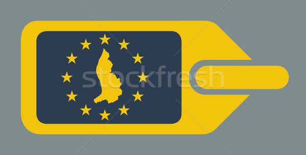 Foto stock: Liechtenstein · europeu · bagagem · etiqueta · viajar · membro