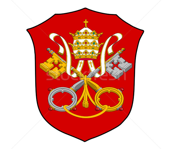 Holy See coat of arms Stock photo © speedfighter