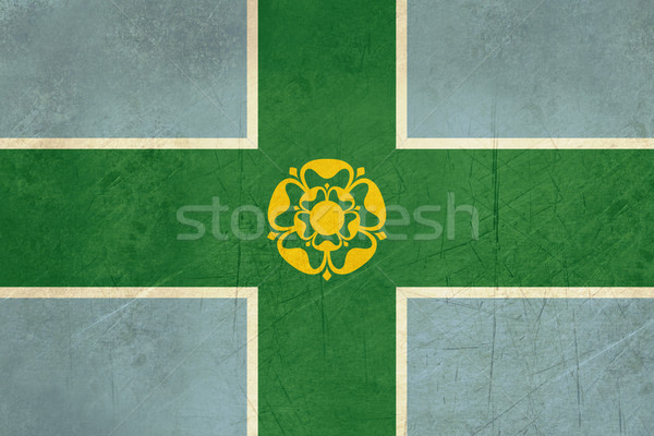 Derbyshire County flag Stock photo © speedfighter