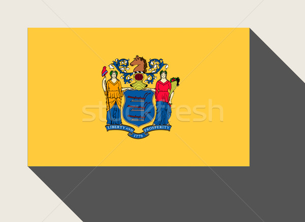 American State of New Jersey flag Stock photo © speedfighter