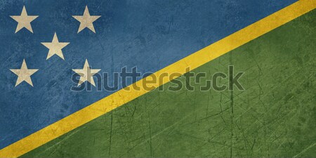 Grunge Solomon Islands flag Stock photo © speedfighter