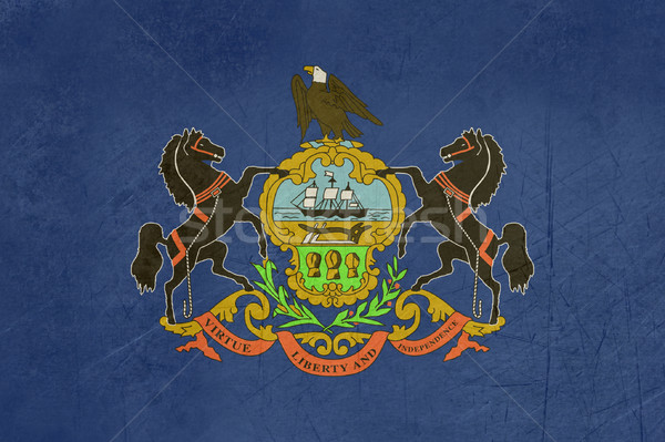 Grunge Pennsylvania state flag Stock photo © speedfighter