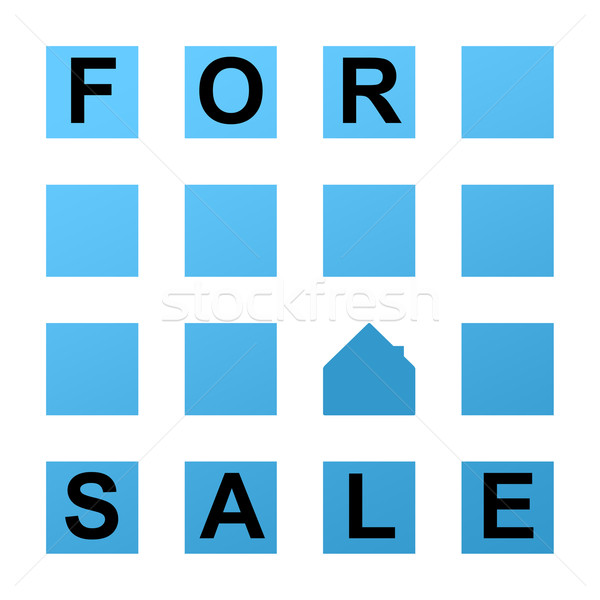 аннотация продажи знак изолированный белый домах Сток-фото © speedfighter