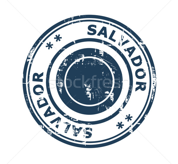 City of Salvador stamp Stock photo © speedfighter