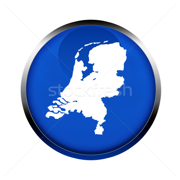 Foto stock: Holanda · mapa · botão · cores · europeu · união