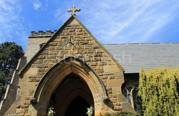 Externe vieux pierre église village Angleterre Photo stock © speedfighter