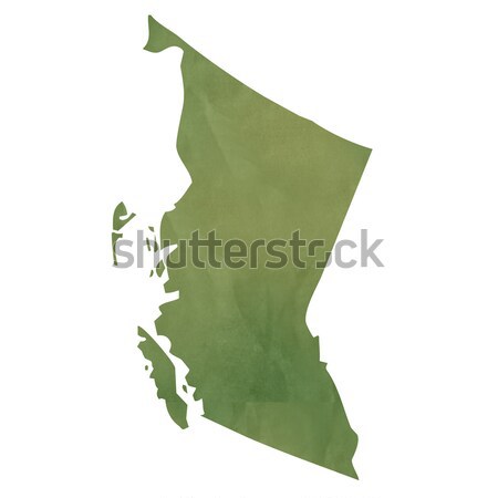 Old green paper map of Guatemala Stock photo © speedfighter