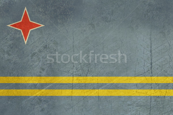 Grunge Aruba Flag Stock photo © speedfighter