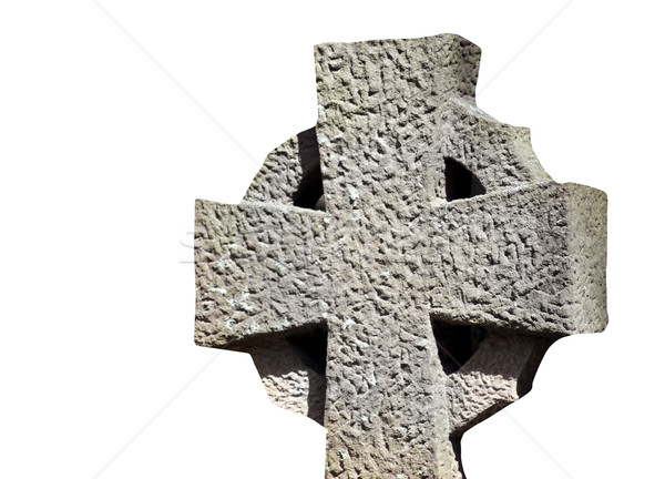 Old cross in cemetery Stock photo © speedfighter