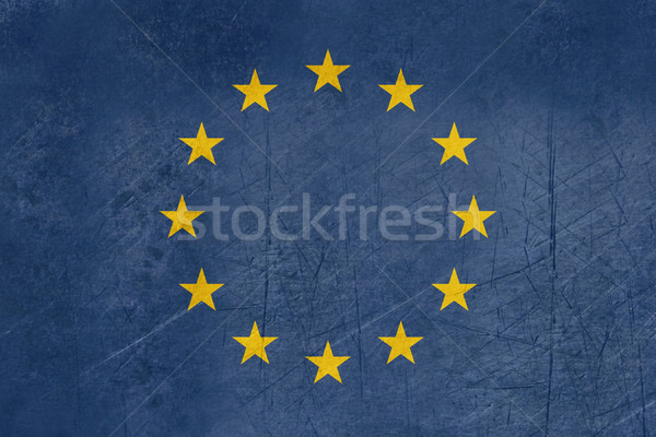 Grunge European Union flag Stock photo © speedfighter