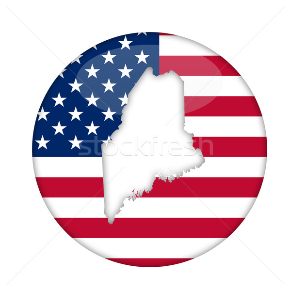 Maine state of America badge Stock photo © speedfighter