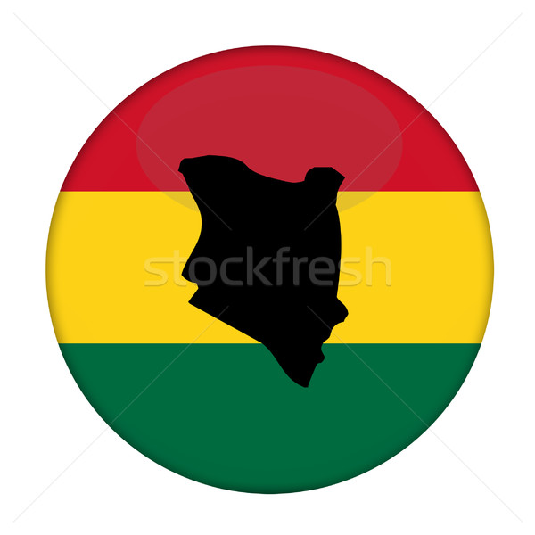 Кения карта флаг кнопки белый бизнеса Сток-фото © speedfighter