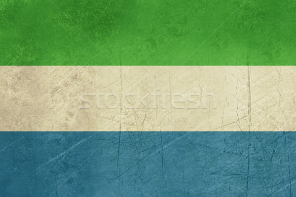 Grunge Sierra Leone Flag Stock photo © speedfighter