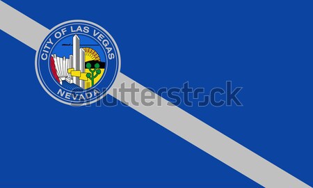 Las Vegas şehir bayrak Nevada ABD seyahat Stok fotoğraf © speedfighter