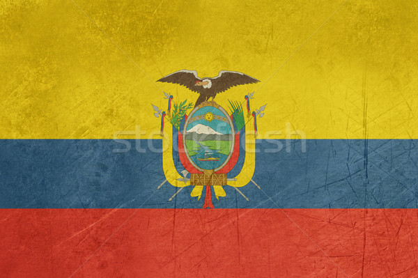 Grunge Ecuador flag Stock photo © speedfighter