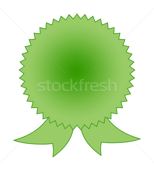 Blank green rosette award Stock photo © speedfighter