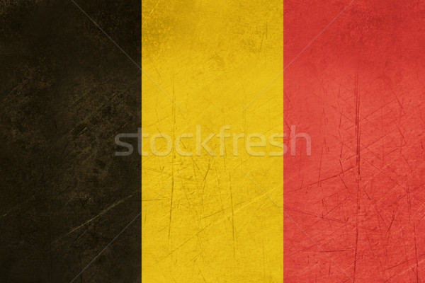 Grunge België vlag land officieel kleuren Stockfoto © speedfighter