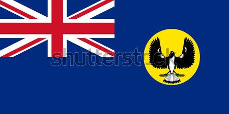 Grunge südlich Australien Flagge Stock foto © speedfighter