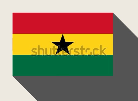 Stock photo: Ghana flag