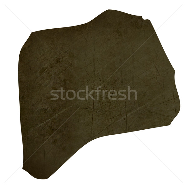 Dark silhouetted map of Rwanda Stock photo © speedfighter