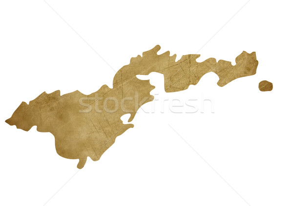 Гранж Американское Самоа Карта сокровищ карта сокровище стиль Сток-фото © speedfighter