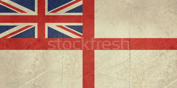 Grunge British Royal Navy flag Stock photo © speedfighter