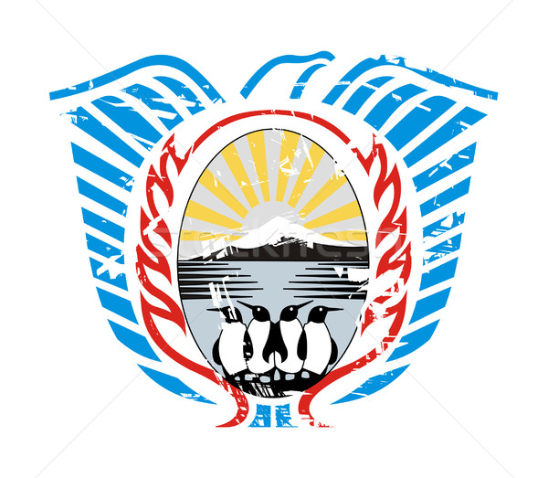 Tierra Del Fuego coat of arms Stock photo © speedfighter