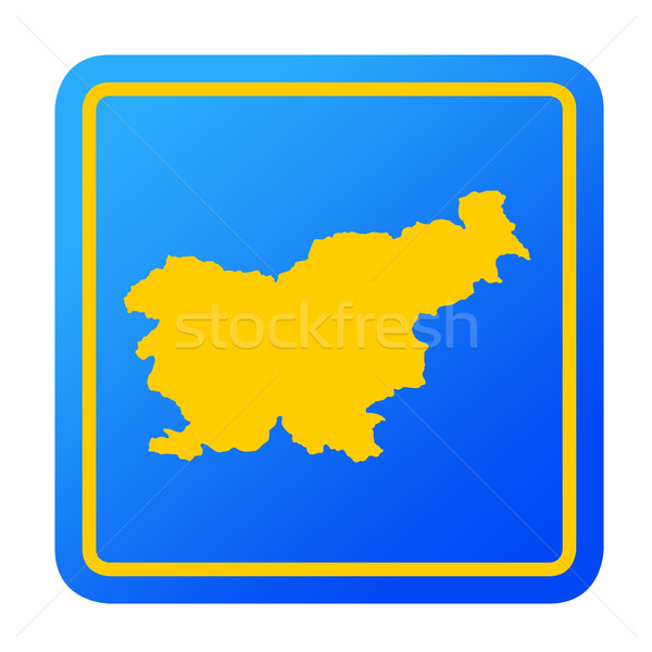 Slovenia European button Stock photo © speedfighter