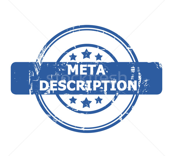 Meta Description Stamp Stock photo © speedfighter