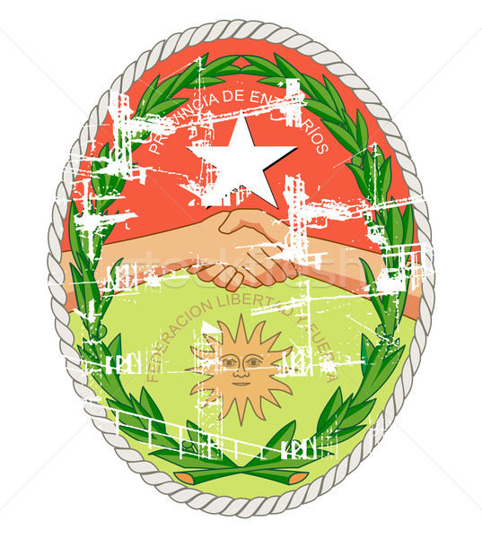 Entre Rios province coat of arms Stock photo © speedfighter