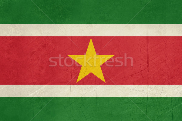Grunge Suriname Flag Stock photo © speedfighter