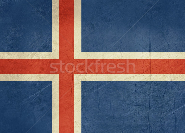 Grunge Iceland Flag Stock photo © speedfighter